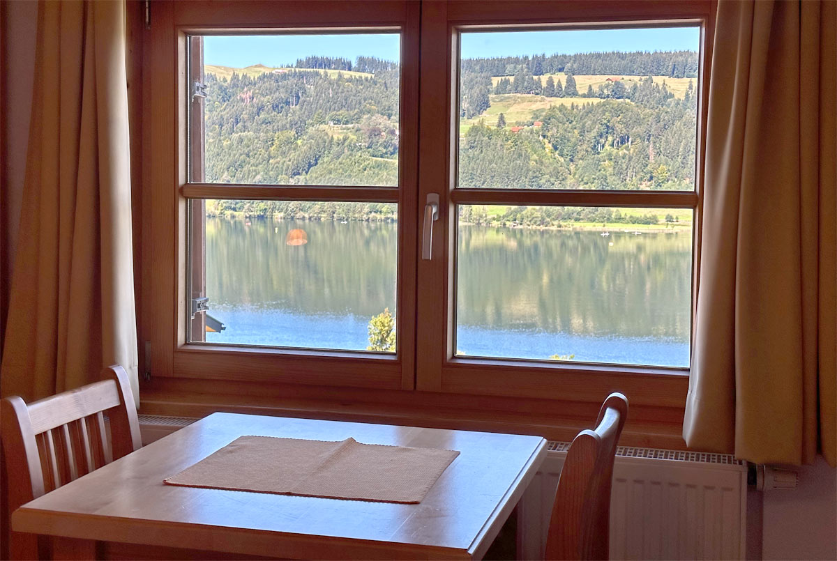 Ausblick auf den großen Alpsee